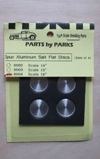 SALT FLAT DISC Scale 16" 1:24 1:25 PART BY PARKS CAR MODEL ACCESSORY 6004