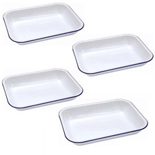 Falcon Enamel Bake Pan Baking Roasting Tray 28 31 34 37cm Kitchenware