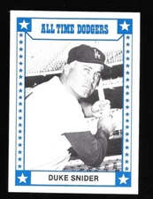 1980 TCMA All Time Brooklyn/Los Angeles Dodgers (Blue Backs) #010 Duke Snider