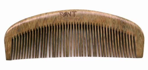 Handarbeit grün Sandelholz Sandelholz Haarpflege Kamm Geschenk 15,2 cm - Bild 5 von 6