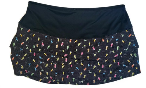 LUCKY IN LOVE Mujer LONG IN A PICKLE SCALLOP SKORT 13" Active Teninis Nuevo con Etiquetas Grande - Imagen 4 de 4