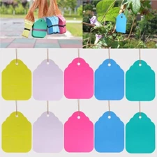 100x Plant Label Waterproof Hanging Plant Tag Marker Signs Garden Label Reusable