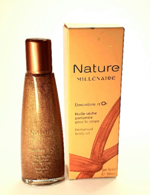 yves rocher, nature millenaire 50 ml, perfumed body oil, ovp im karton, vintage