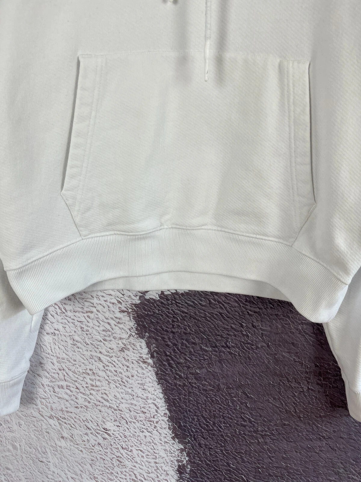 Felpa con cappuccio Off White Artwork c o AMO Samir Bantal logo grande