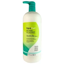 DEVACURL NO-POO DECADENCE ZERO LATHER ULTRA MOISTURIZING MILK CLEANSER 32oz *NEW