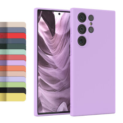 EAZY CASE für Samsung Galaxy S23 Ultra Handyhülle Silikon Cover Hülle Smartphone