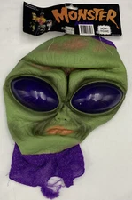VTG Forum Novelties Monster Mask 1998 Halloween Alien New