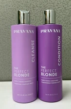 Pravana The Perfect Blonde, Purple Toning Shampoo & Conditioner, 11 oz