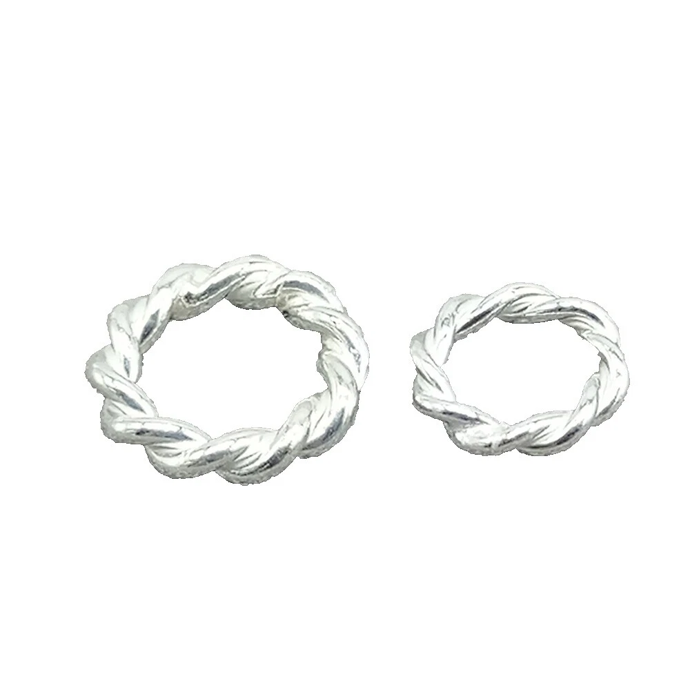 Кольца и сплит-кольца для изготовления ювелирных изделий из чистого серебра