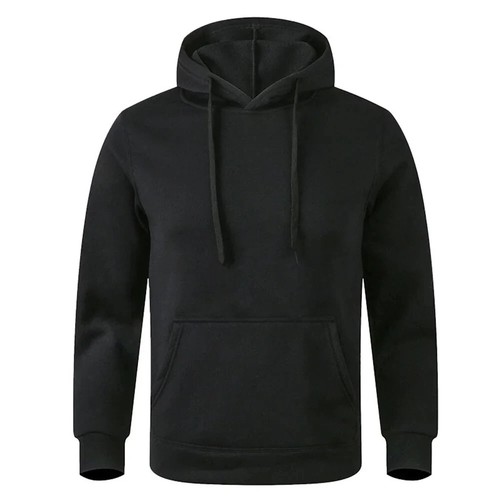 Men's Fleece Hoodies Streetwear Long Sleeve Sweatshirts Solid Color Casual - Picture 21 of 31