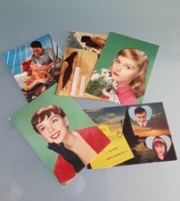 Cartoline vintage 5 pz.,anni 60 - 70, da collezione, tema " Vita e sentimenti".