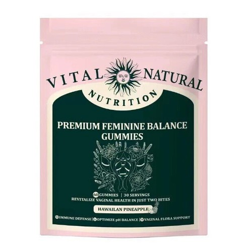 Vital Source Nutrition-Feminine Balance Gummies - Hawaiian Pineapple 60 Gummies - Picture 11 of 14