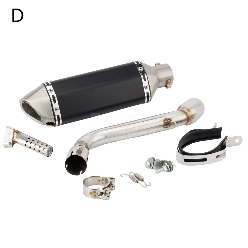 Silenciador de tubo de escape con tubo de enlace medio para motocicleta Honda CRF250L CRF 250 Foto 4 de 4