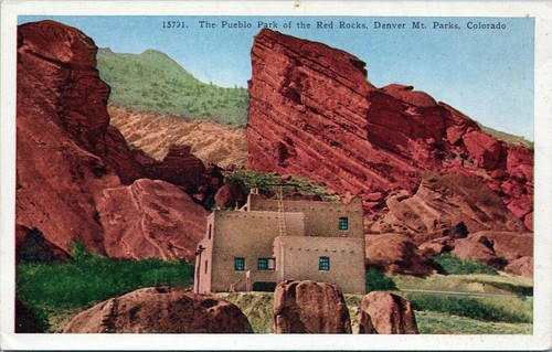 Pueblo Park Red Rocks Denver Postcard 15791 Unposted - Picture 1 of 2