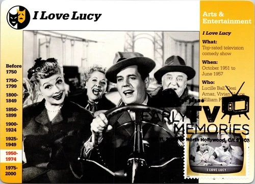 Dr Jim Stamps Maximum Card I Love Lucy 44C Early Tv Memories Cancel Fdc