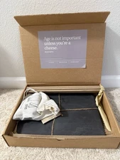 Brooklyn Slate Co. Cheese Board Gift Set– Tool Kit w/ Mineral Oil, Knife &Pencil