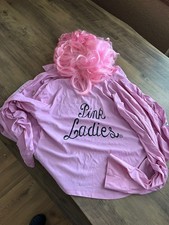 Grease, Frenchie Fancy Dress Wig and Pink Ladies Jacket