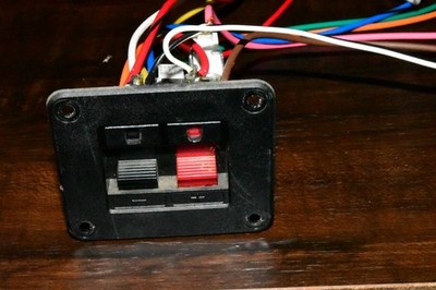 SANSUI Crossover & Terminal Jacks FROM SP-Z7 VINTAGE SPEAKER TESTED RARE # 517C3