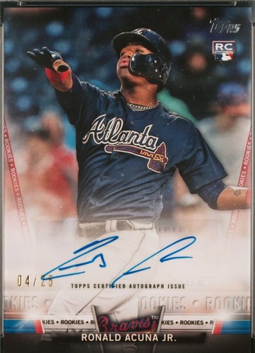 2018 Topps Update Series Ronald Acuna Jr. #US252 Rookie Card