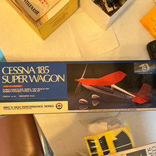 MRC Cessna 185 Super Wagon Model Kit High Performance Series w/ Instructions
