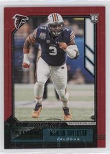 2020 Panini Playbook Rookies Green 5/10 Marlon Davidson #185 07o4