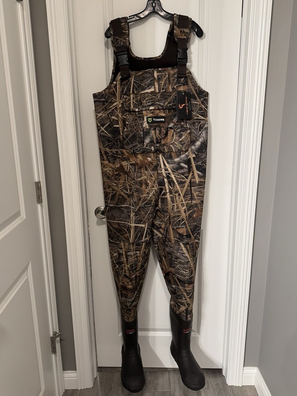 New TIDEWE, SEEKER, SIZE 9 Waterfowl Hunting Waders,Thinsulate