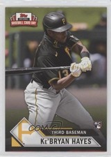 2021 Topps National Baseball Card Day Ke'Bryan Hayes #22 Rookie RC 08z4. rookie card picture