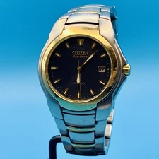 CITIZEN ECO-DRIVE E111-K006325 CK Men’s Wristwatch Solar Power St Steel Working