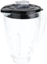 Oster Blender 6 Cup Glass Jar, Black Lid