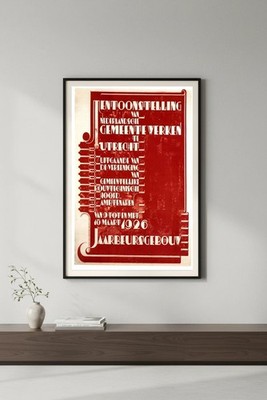   Elias P. Van Bommel Boekbinder Poster - Hi-Res  Print - 200 GSM Paper ️ -