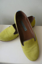 "pantofolina" hellgrüne Damen Wildleder-Ballerinas,  Gr. 37 im Originalkarton