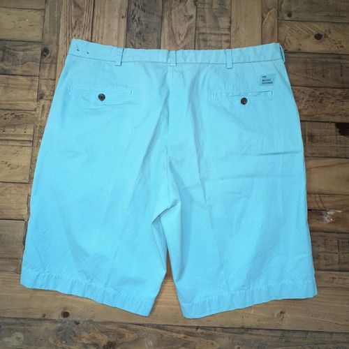 Bermuda chino uomo Brooks Brothers 40W lavato verde menta 100% cotone - Foto 4 di 5