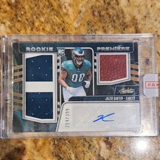 Panini Absolute Football Rookie Jalen Carter Eagles Autograph 