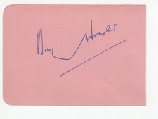Bobby Howes (1895-1972) Signed Clip / Autographed British Theatre Comedy Actor