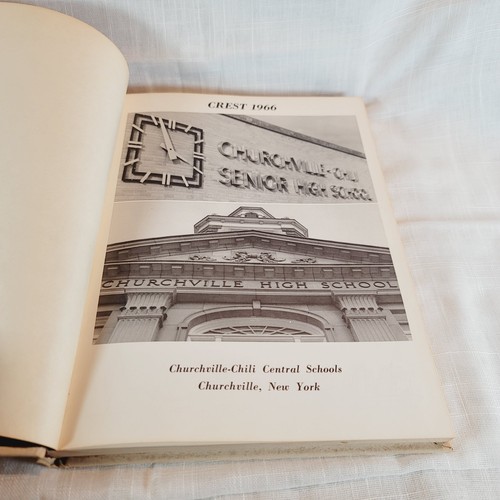 Churchville Chili 1966 New York High School Anuario The Crest, páginas limpias - Imagen 7 de 15