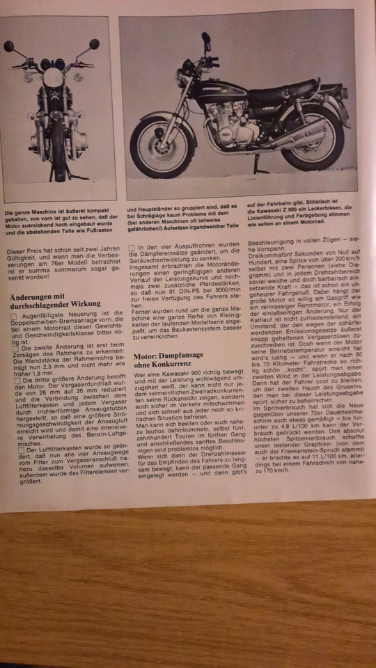 Motorrad Kawasaki, Frankensteins-Tochter, 1976 - Bild 4 von 4