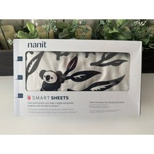 Nanit Smart Sheets Koala Height Tracking Crib Sheet - Pebble Grey NEW