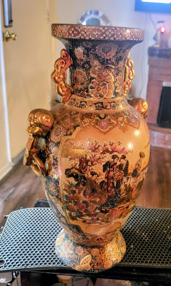 萨摩在日本古董花瓶| eBay
