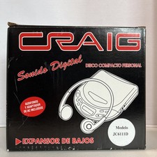 Vintage Craig JC6111D Portable CD Player Super Bass System 1996 - TESTED.  W2  