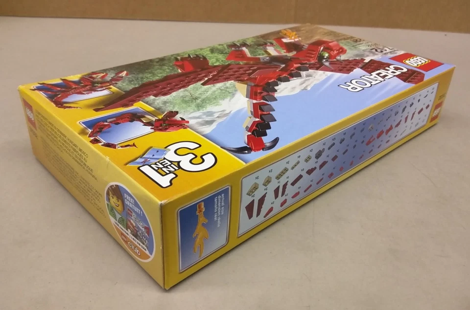 LEGO Creator 31032 Criaturas Rojas ¡NUEVO! Animales escorpión serpiente dragón 3 en 1 Foto 4 de 4