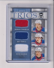 2024-25 THE CUP JERSEY TRIOS OTHMANN - REMPE - MANCINI 6/49 - NEW YORK RANGERS