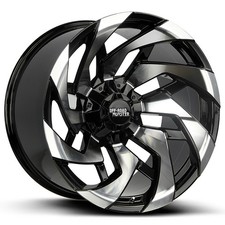 Off-road Monster Wheels M24 20x10 Gloss Black Machined 4pcs A2