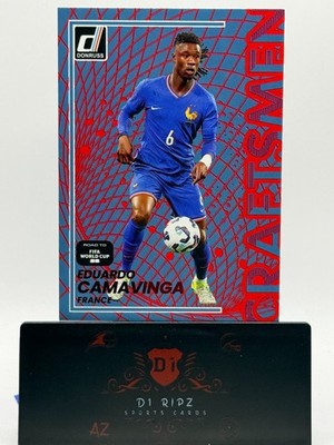 2025-26 Donruss - Road to FIFA Wold Cup - Red Craftsman - Eduardo Camavinga #7