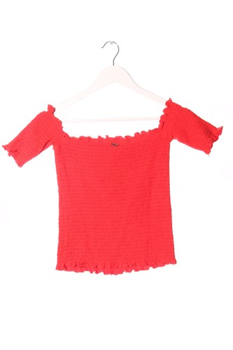 GUESS Blusa tipo Carmen Mujeres Blusa Talla EU 36 rojo look casual - Imagen 2 de 5