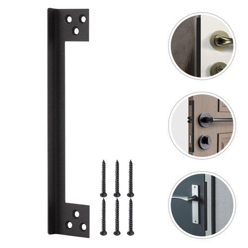Door Latch Guard Security Protector Lock Reinforcement Plate Cover - Picture 6 of 12