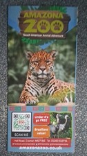 Amazon Zoo South American Animal Adventure,  Cromer, England, Gatefold Flyer