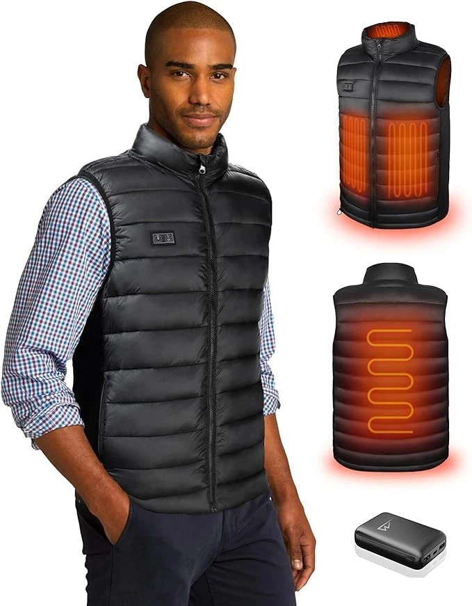 Heated Vest for Men with Battery Pack Included, Rechargeable