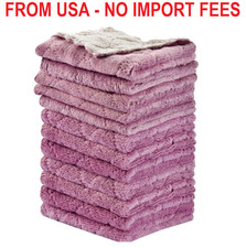 12PCS Kitchen Towels Dish Cloths, Reusable Cleaning Rags 10x6in Kitchen Towels