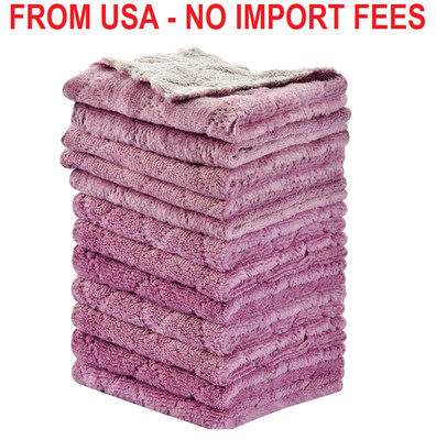12PCS Kitchen Towels Dish Cloths, Reusable Cleaning Rags 10x6in | Kitchen Towels