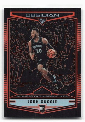 2018-19 Panini Obsidian #88 Josh Okogie Electric Etch Orange #/25